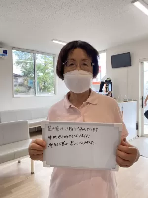 体がやわらかくなり、登る作業が楽になりました